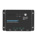 Controlador de carga solar con conexión a tierra negativa Renogy Wanderer de 30 amperios y 12 V PWM