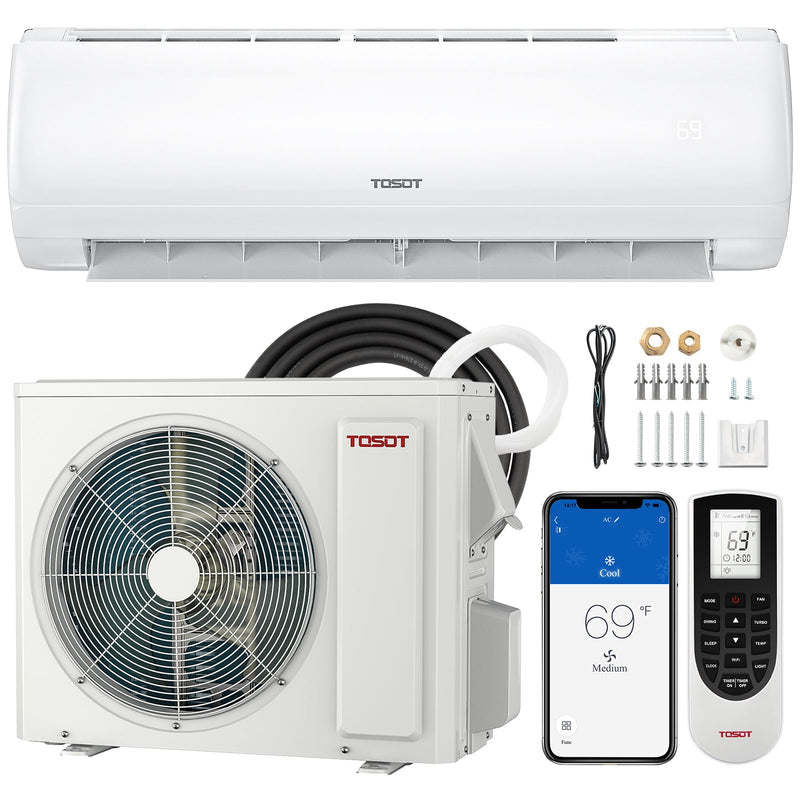 TOSOT - 12,000 BTU  Mini-Split Heat Pump Air Conditioner-120V