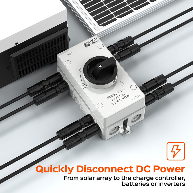 Rich Solar Solar PV DC Quick Disconnect Switch |  RS-i4