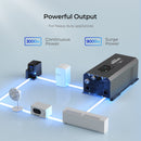 Inversor cargador de frecuencia eléctrica Renogy 12V 3000W, ajustable de 100 a 120Vac