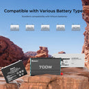 Inversor de batería ordinario de la serie P2 de onda sinusoidal pura de 700 W de Renogy