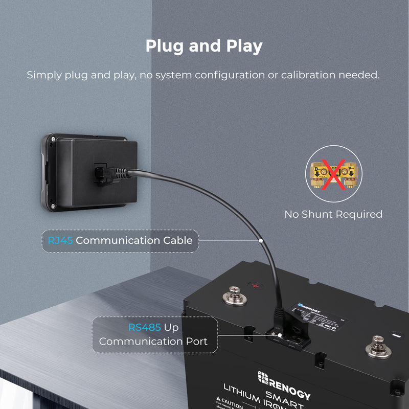 Renogy RMS-LFPS-Renogy Smart Lithium Battery Remote Monitor