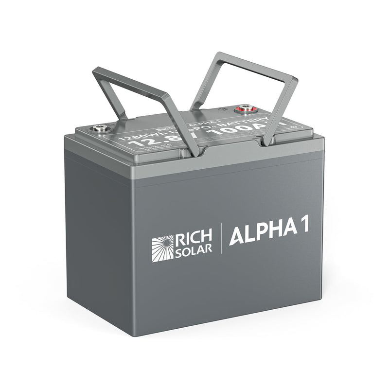 Rich Solar ALPHA 1 | 12V 100Ah LiFePO4 Battery