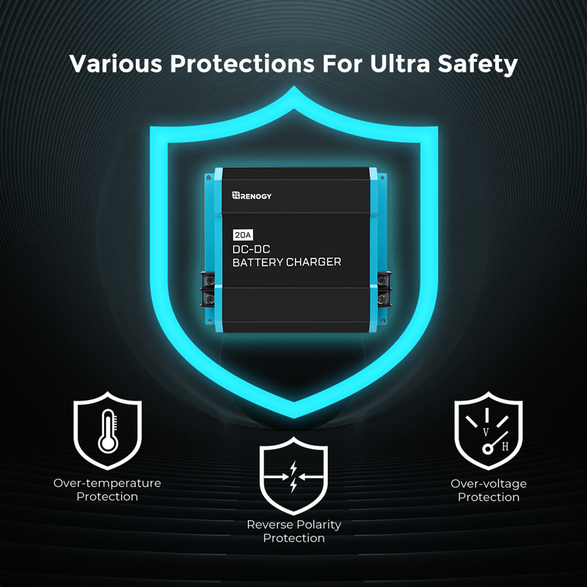 Renogy 20A DC to DC Battery Charger Wellbots Free Shipping