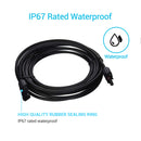 Cable de extensión solar Renogy de 1,5 pies y calibre 12 AWG con conectores MC4 hembra y macho