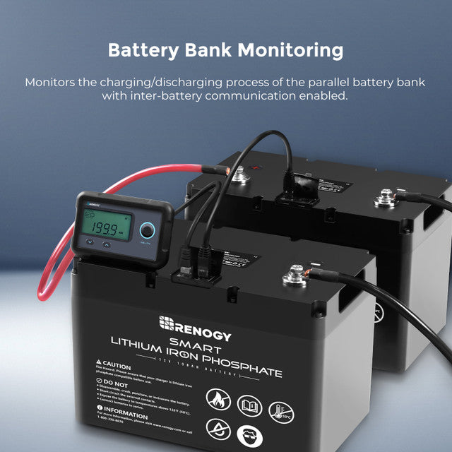 Renogy RMS-LFPS-Renogy Smart Lithium Battery Remote Monitor