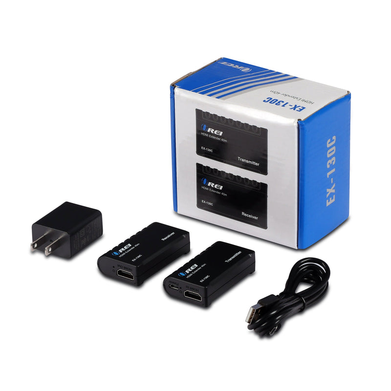 Extensor HDMI a Ethernet por CAT6/7 RJ45 hasta 40 metros - 1080p (EX-130C) 