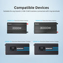 Renogy 5FT 3/0AWG Anderson Adapter Cable（Anderson SB350 - Ring Lug）