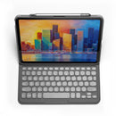 Zagg - Funda con teclado Bluetooth Pro Keys para Apple iPad Pro 12.9 (2021/2020/2018) - Color carbón