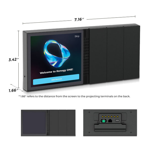 Renogy REGO Super Panel (Monitor) | ONE M1 | Wellbots | Free Shipping