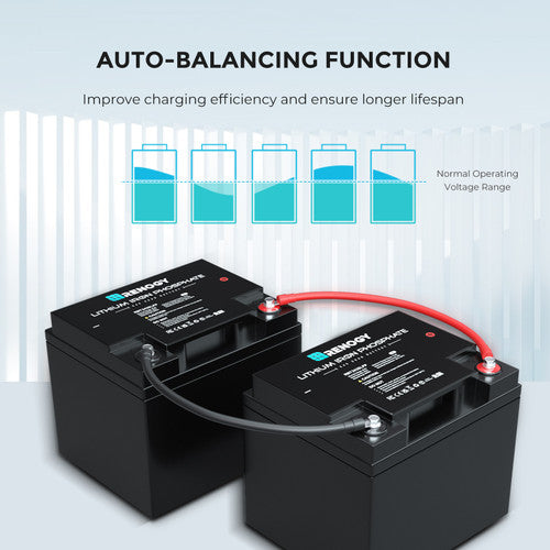 Renogy RBT2425LFP - 24V 25Ah Lithium Iron Phosphate Battery