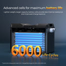 Batería de fosfato de hierro y litio Renogy REGO de 12,8 V y 400 Ah