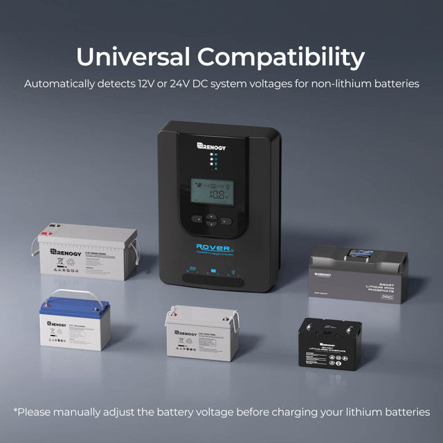 Renogy Rover Li 30 Amp MPPT Solar Charge Controller(G2)