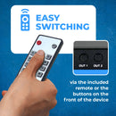 Matriz HDMI 4x2 con extracción de audio (BK-402A)