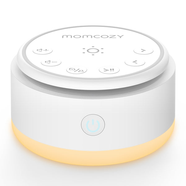 Momcozy Baby Sound Machine - Long Battery Life (Warm Light)-WN03