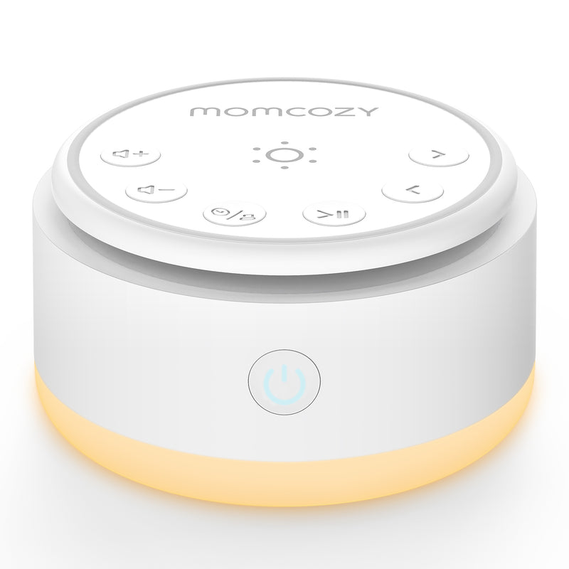 Momcozy Baby Sound Machine - Long Battery Life (Warm Light)-WN03