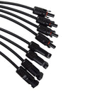 Renogy RNG-CNCT-MC4BC - Conectores de derivación en Y MC4 de RENOGY Conectores solares Cable extra largo MFFFF + par FMMMM