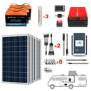 Acopower 100W poly
300Ah/1.5kW
(3x100Ah) Li300Ah P800w