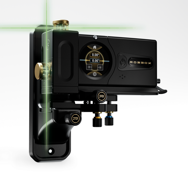 Kit de nivel láser de línea cruzada ajustable de 360º Robbox compatible con Sennses Pro