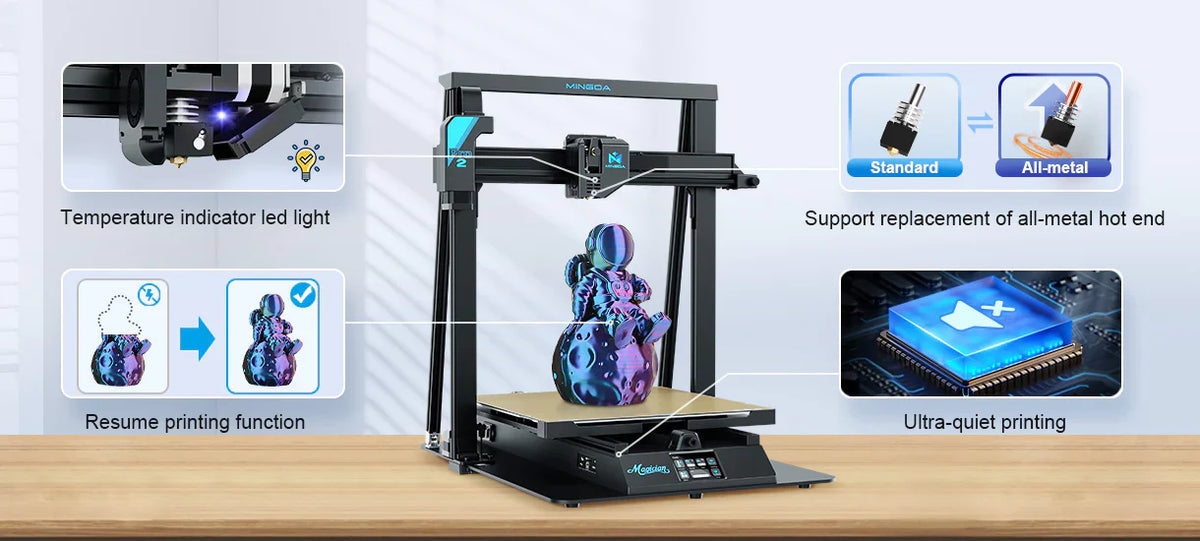Mingda Magician Pro 2 Extra Large 3D printer | Wellbots