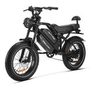 HappyRun G70 Dual Battery Fast Electric Cargo Bike Black