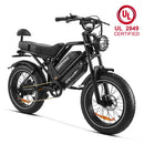 HappyRun G70 Dual Battery Fast Electric Cargo Bike Black