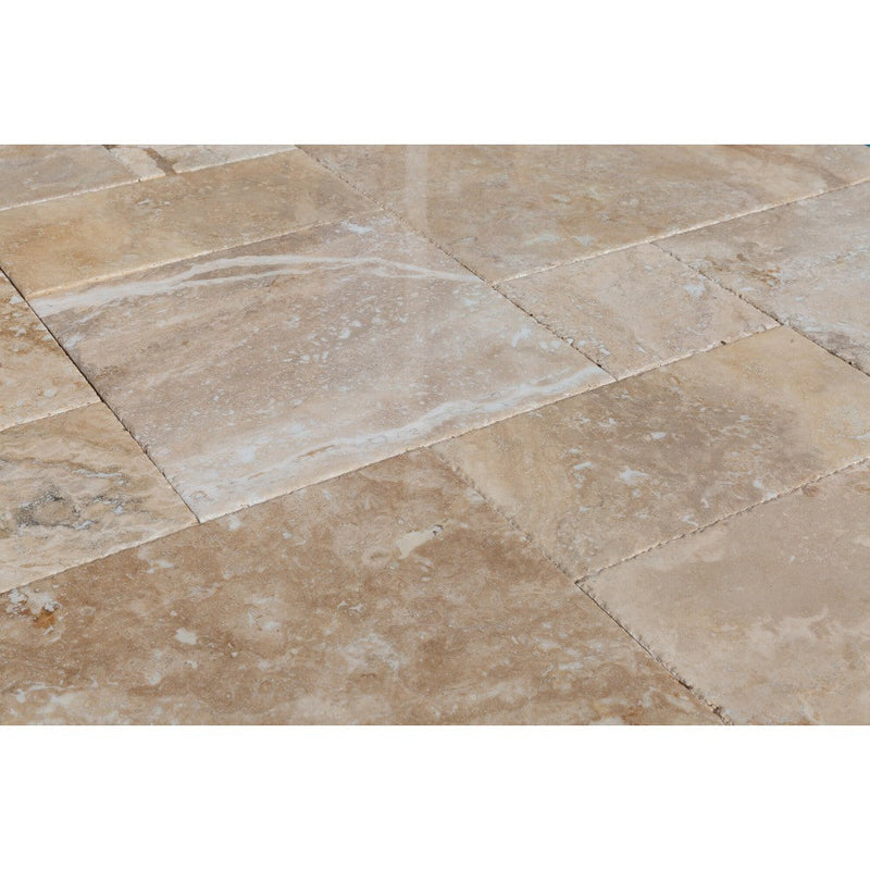 Mina Rustic Antique Pattern Brushed, Chiseled, and Partially Filled - Full Truckload