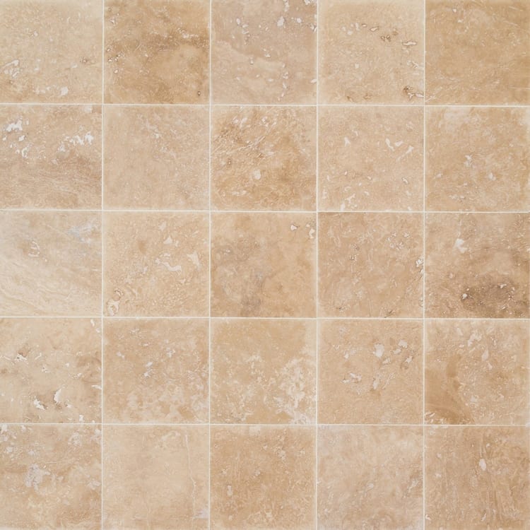 Mixed Beige Commercial Travertine Honed Floor and Wall Tile - Livfloors Collection