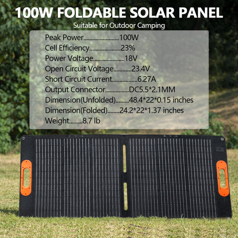 ALLWEI XY-100 100W Solar Panel for PPS300 PPS600