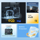 Refrigerador portátil BougeRV ASPEN 50 PRO 53QT de 12 V y dos zonas con batería de 220 Wh