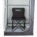 Durasage Health - Sauna de vapor portátil Durasage para todo el cuerpo | Generador de vapor de 1200 W y 2,6 L con control remoto | Silla portátil (para 1 persona)