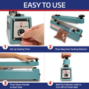 12” Impulse Bag Sealer with Cutter – UL Listed