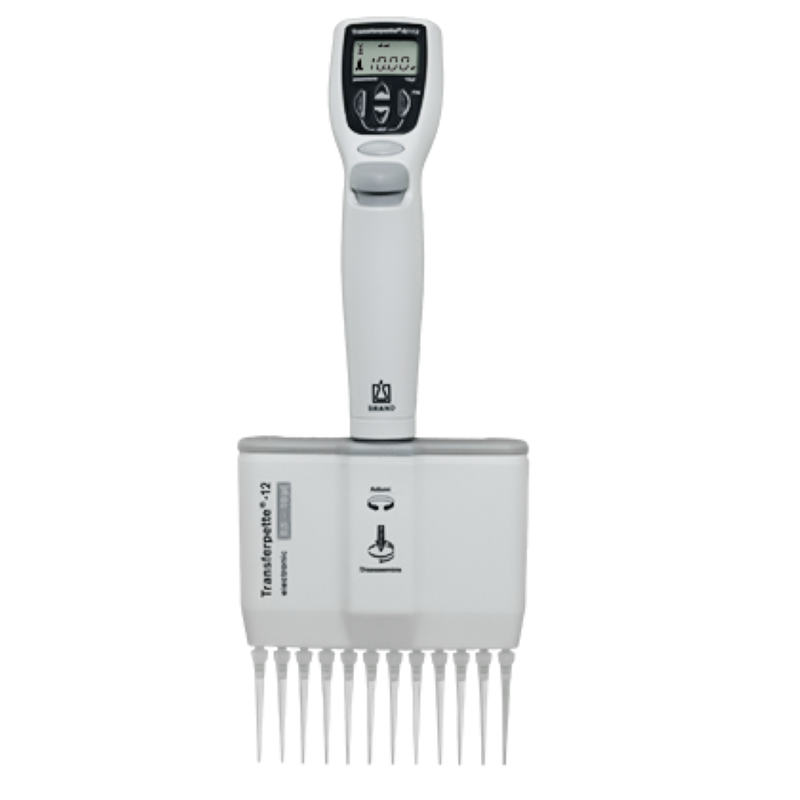 Brandtech 705469 Transferpette Electronic Pipette, 12-Channel, 0.5-10ÂµL with Warranty