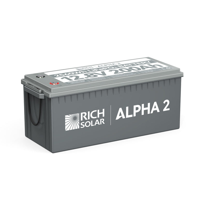 Rich Solar ALPHA 2 | 12V 200Ah LiFePO4 Battery
