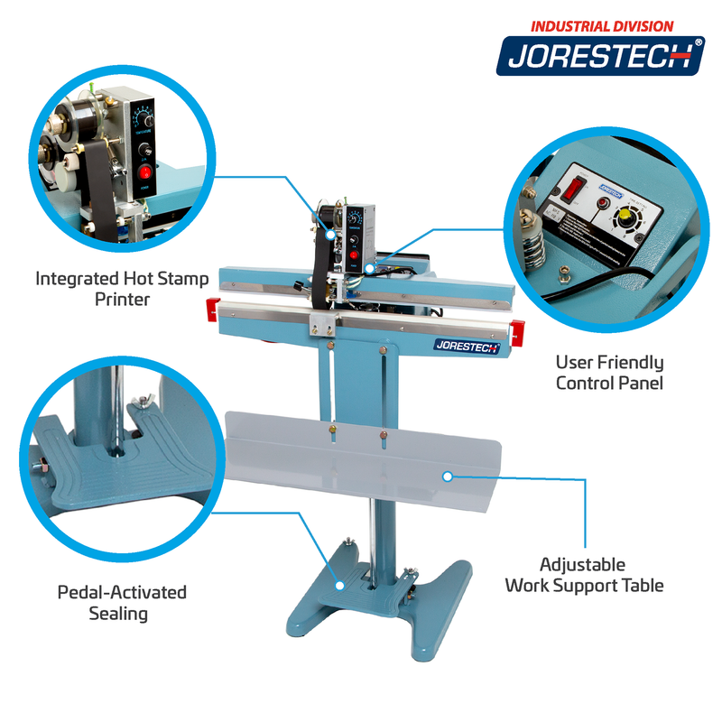 14” Foot Impulse Bag Sealer with Coder