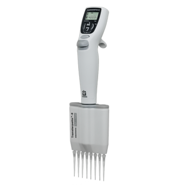 Pipeta electrónica Brandtech 705419 Transferpette, 8 canales, 0,5-10 µL con garantía