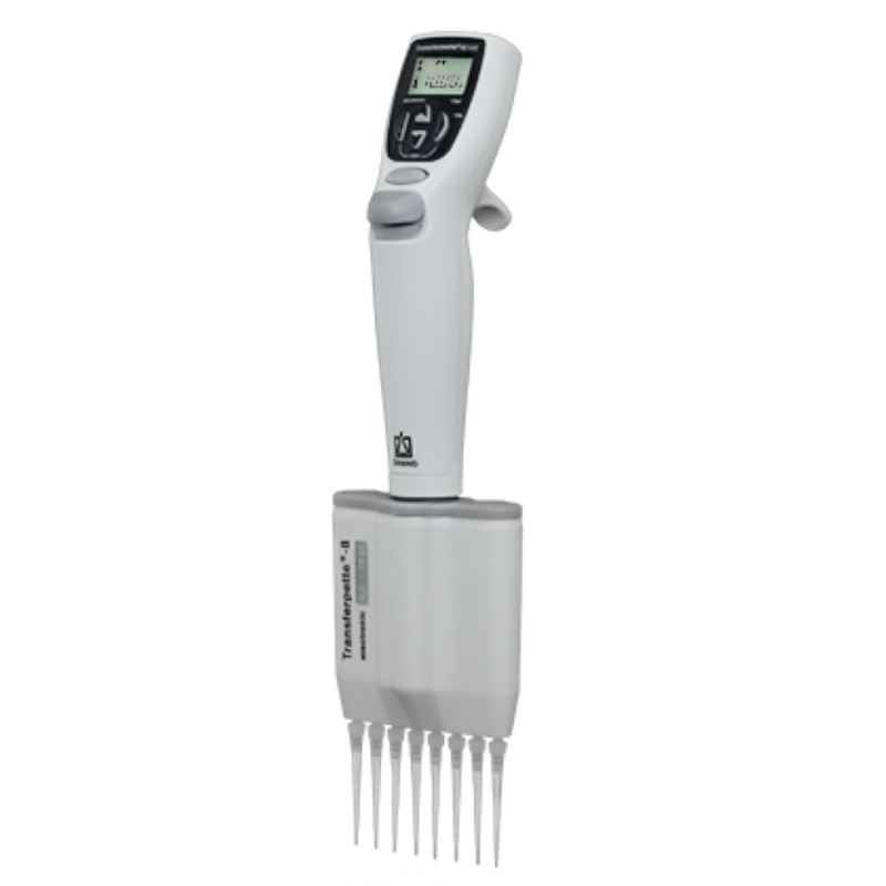 Pipeta electrónica Brandtech 705419 Transferpette, 8 canales, 0,5-10 µL con garantía