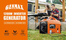 Generador inversor de gasolina Genmax GM1200i de 1200 vatios