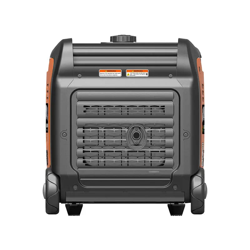 Generador inversor portátil Genmax GM6000iED, motor portátil de combustible dual súper silencioso de 6000 W