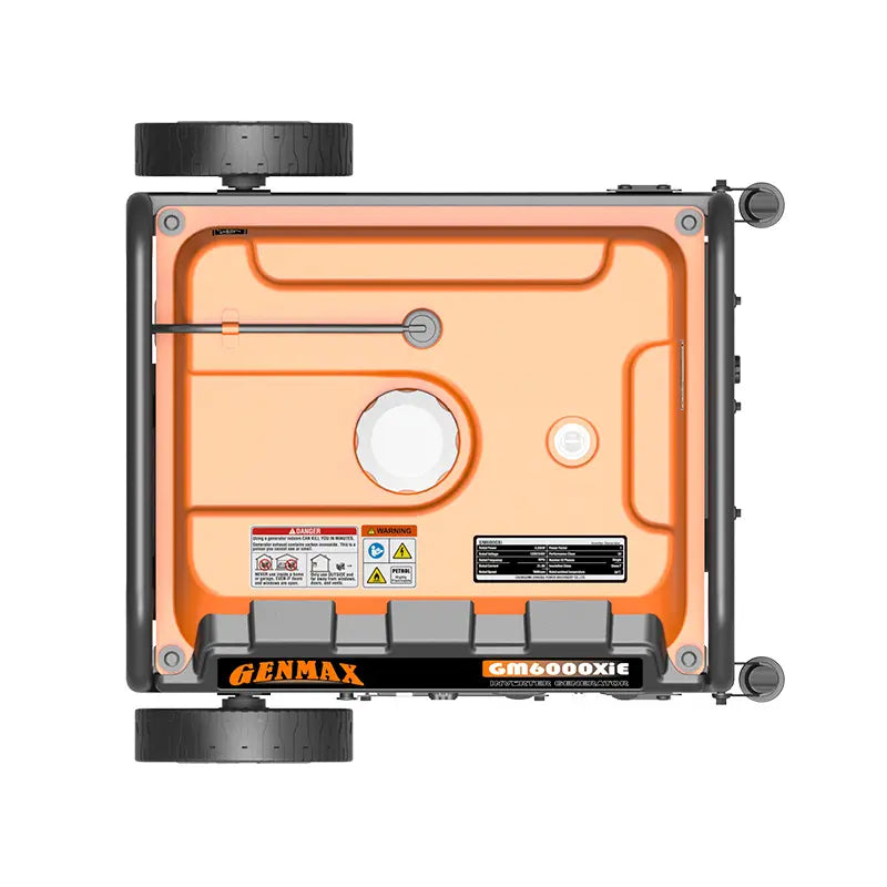 Genmax GM6000XiE Portable Inverter Generator 6000W open frame Gas Powered High Speed Engine with Electric Start