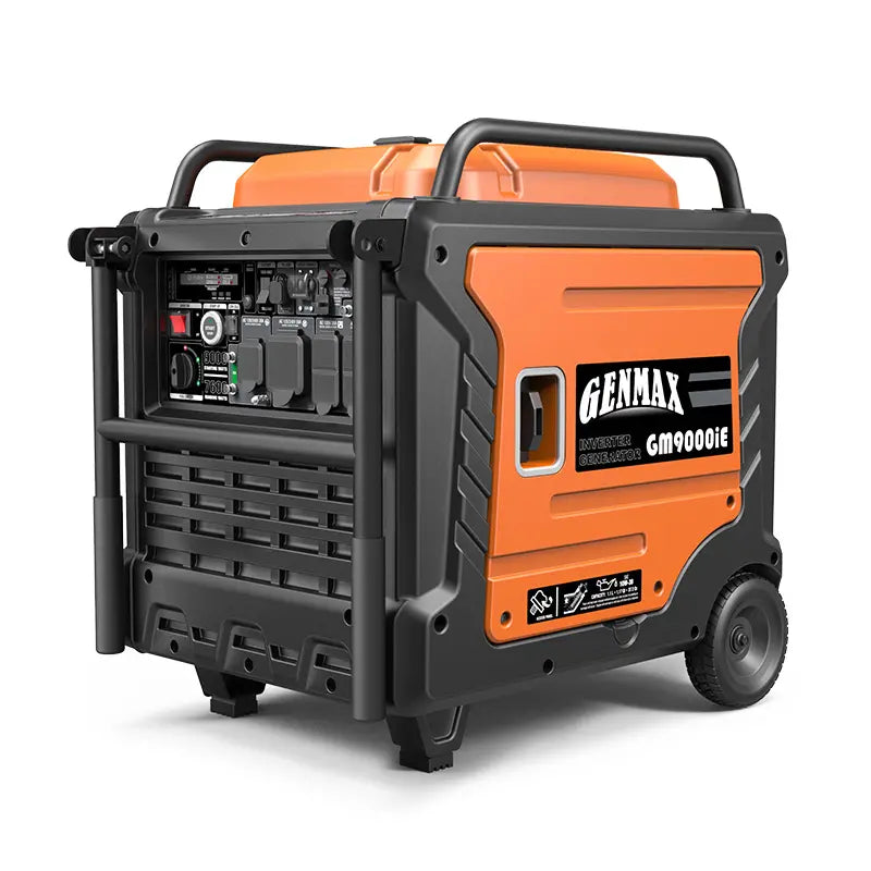 Genmax GM9000iE Portable Inverter Generator 9000W Super Quiet Gas Powered Engine with Parallel Capability