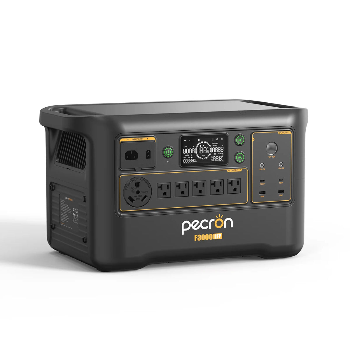 3000Wh Power Station PECRON F3000LFP Solar Power Station & 3840Wh Expansion Battery
