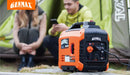 Generador inversor de gasolina Genmax GM2000i de 2000 vatios