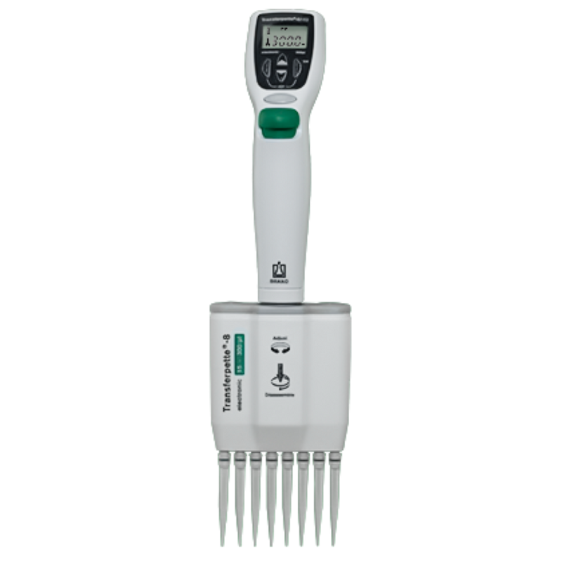Pipeta electrónica Brandtech 705426 Transferpette, 8 canales, 15-300 µL con garantía