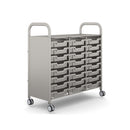 Gratnells Callero Plus Treble Cart with Shallow Trays  40.9 x 18.5 x 41.5 in