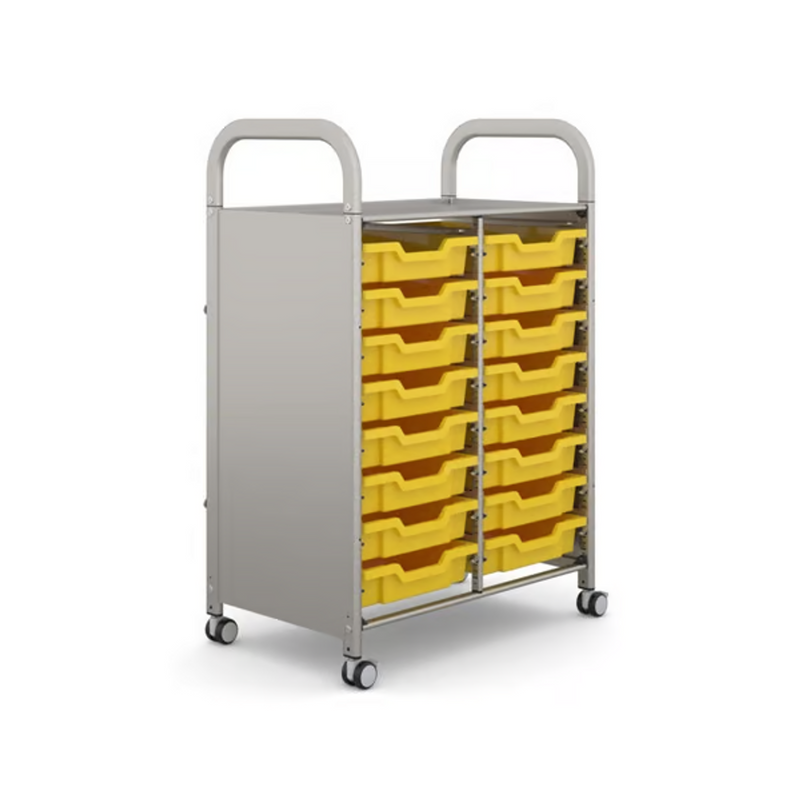 Carrito de actividades escolares de doble columna Gratnells Callero de 27,20 x 16,90 x 41,50 pulgadas