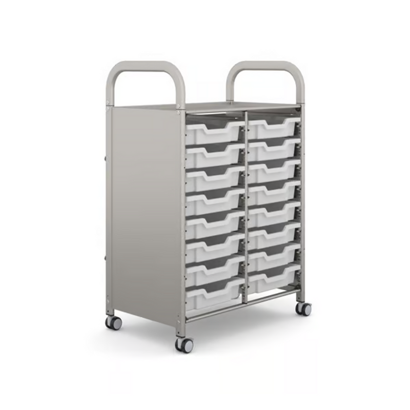 Carrito de actividades escolares de doble columna Gratnells Callero de 27,20 x 16,90 x 41,50 pulgadas