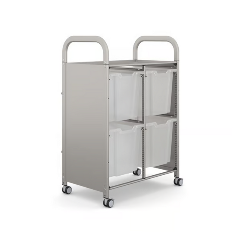 Gratnells Callero Double Metal Cart  27.20 x 16.90 x 41.50 in