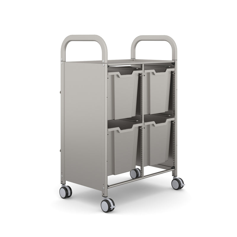 Gratnells Callero Double Metal Cart  27.20 x 16.90 x 41.50 in