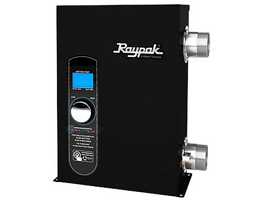 Calentador eléctrico digital para piscina y spa Raypak E3T de 18 kW y 61 419 BTU ELS-R0018-1-TI